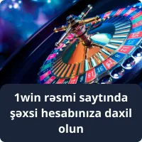1win rəsmi saytında şəxsi hesabınıza daxil olun